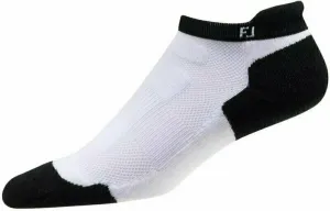 Footjoy Techsof Socks Rolltab Womens Calcetines White Navy/Blanc Marine S