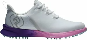Footjoy FJ Fuel Sport Womens Golf Shoes White/Purple/Pink 38,5 Calzado de golf de mujer