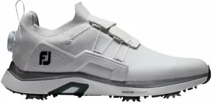 Footjoy Hyperflex BOA Mens Golf Shoes White/White/Black 41 Calzado de golf para hombres
