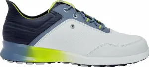 Footjoy Stratos Mens Golf Shoes White/Navy/Green 42,5