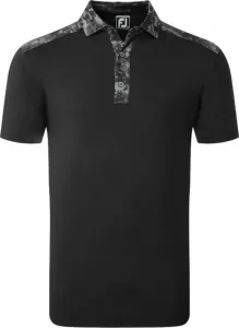 Footjoy Cloud Camo Trim Mens Polo Shirt Black XL Camiseta polo