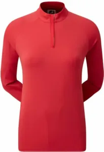 Footjoy Half-Zip Womens Midlayer Rojo S Sudadera con capucha/Suéter