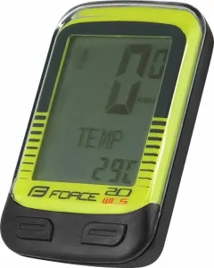 Force WLS Bike Computer 20 Wireless Fluo Yellow Electrónica de ciclismo
