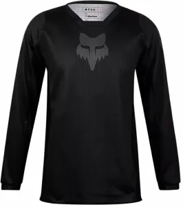 FOX Youth Blackout Jersey Black/Black M Camiseta Motocross