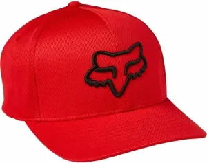 FOX Lithotype Flexfit 2.0 Hat Flame Red L/XL Gorra