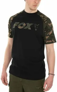 Fox Fishing Camiseta de manga corta Raglan T-Shirt Black/Camo 2XL