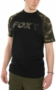 Fox Fishing Camiseta de manga corta Raglan T-Shirt Black/Camo 3XL