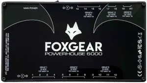 Foxgear Powerhouse 6000 Adaptador de fuente de alimentación