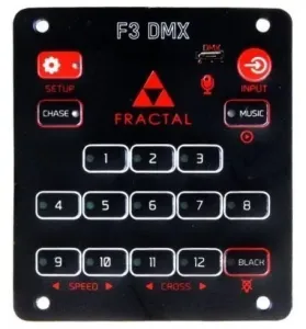 Fractal Lights F3 DMX Control Controlador de Iluminación Inalámbrico