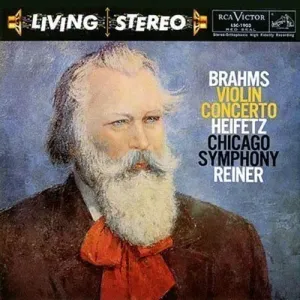 Fritz Reiner - Brahms: Violin Concerto/ Jascha Heifetz (LP) Disco de vinilo