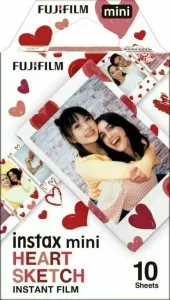 Fujifilm Instax Mini Hearts Papel fotográfico