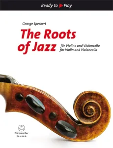 George A. Speckert The Roots of Jazz for Violin and Violoncello Music Book Partitura para cuerdas