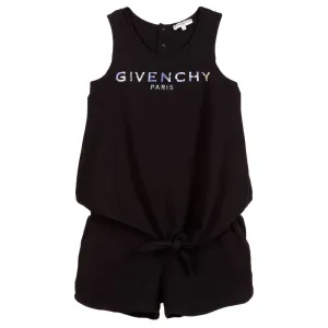 Givenchy Girls Logo Dress Black 8Y #707664