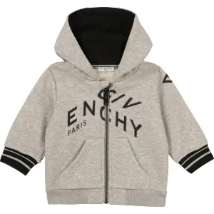 Givenchy Boys Cotton Hoodie Grey 12M