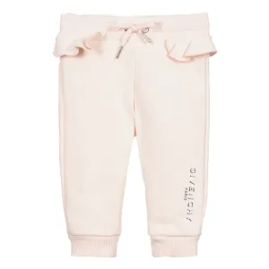 Givenchy Baby Girls Logo Print Joggers Pink 3M #706788