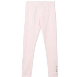 Givenchy Girls All Over Logo Leggings Pink 10Y