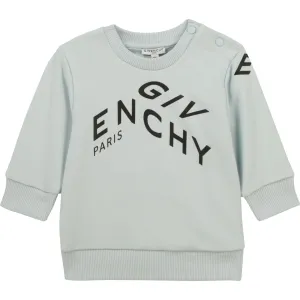 Givenchy Baby Boys Cotton Sweat Top Blue 2Y
