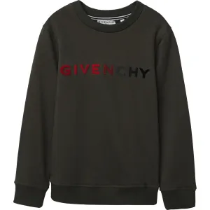 Givenchy Boys Logo Sweater Green 4Y