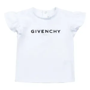 Givenchy Baby Girls Logo T-shirt 2Y White