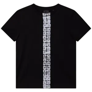 Givenchy Boys 4g Logo T-shirt Black 4Y #369333