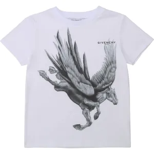 Givenchy Boys Cotton T-shirt White 6Y #706121