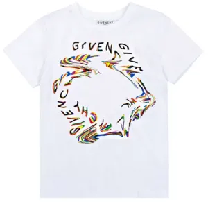 Givenchy - Boys Graphic Print T-shirt White 8Y