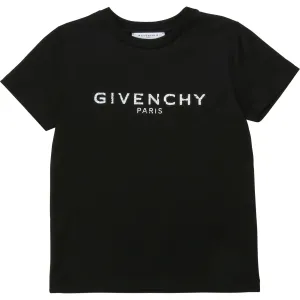 Givenchy Boys Logo T-shirt Black 6Y #707277