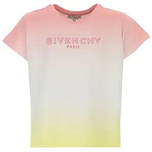 Givenchy Girls Logo T-shirt Multicoloured 6Y Pink