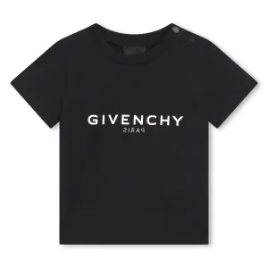 Givenchy Boys Classic T-shirt in Black 02A 100% Cotton - Trimming: 97% Cotton, 3% Elastane