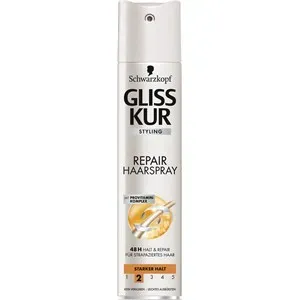 Gliss Kur Cuidado del cabello Styling Fijación fuerte 2 Laca reparadora 250 ml