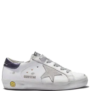 Golden Goose Unisex Siper Star Leather Sneakers White Eu31