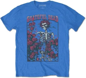 Grateful Dead Camiseta de manga corta Bertha & Logo Unisex Azul M