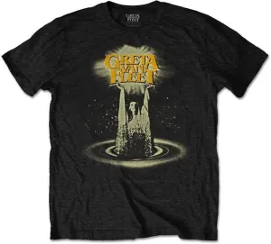 Greta Van Fleet Camiseta de manga corta Cinematic Lights Unisex Black S