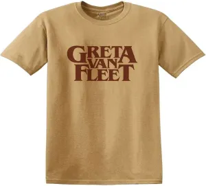 Greta Van Fleet Camiseta de manga corta Logo Old Gold XL