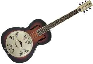 Gretsch G9241 Alligator Biscuit Katalox FB 2-Tone Sunburst Guitarra resonadora