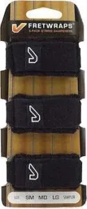 Gruv Gear Fretwrap 3-Pack Black M Amortiguador de cuerdas