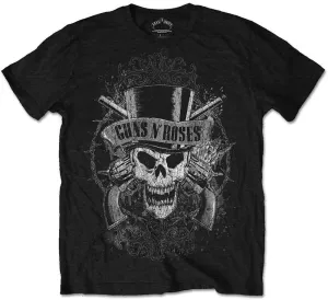 Guns N' Roses Camiseta de manga corta Faded Skull Black 2XL