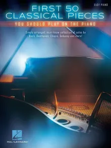 Hal Leonard First 50 Classical Pieces You Should Play On The Piano Music Book