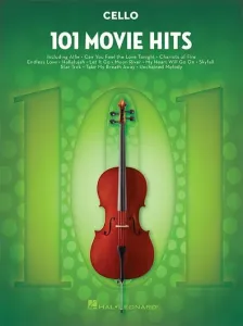 Hal Leonard 101 Movie Hits For Cello Music Book