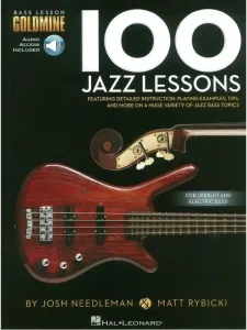 Hal Leonard Bass Lesson Goldmine: 100 Jazz Lessons Music Book