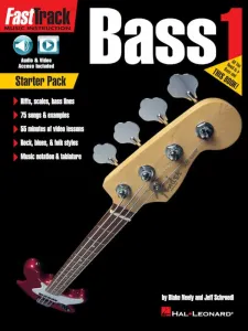 Hal Leonard FastTrack - Bass Guitar 1 Starter Pack Music Book