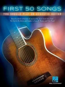 Hal Leonard First 50 Songs You Should Play On Acoustic Guitar Music Book