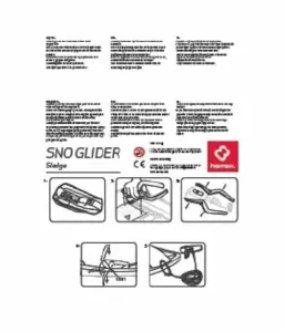 Hamax Sno Glider Pulling Rope Bag Pala de esquí