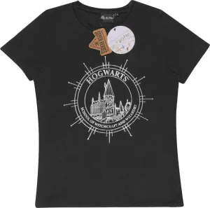 Harry Potter Camiseta de manga corta Hogwarts Constellation Ladies Black L