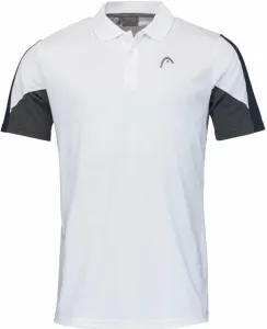 Head Club 22 Tech Polo Shirt Men White/Dress Blue M Camiseta tenis