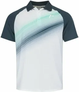 Head Performance Polo Shirt Men Navy/Print Perf 2XL Camiseta tenis