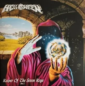Helloween - Keeper Of The Seven Keys (Part I) (Blue Splatter Coloured) (Reissue) (LP)