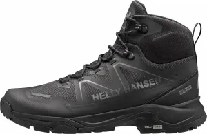Helly Hansen Men's Cascade Mid-Height Hiking Shoes Black/New Light Grey 44,5 Calzado de hombre para exteriores
