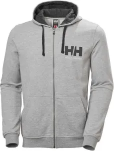 Helly Hansen Men's HH Logo Full Zip Sudadera Grey Melange M