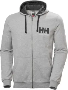 Helly Hansen Men's HH Logo Full Zip Sudadera Grey Melange S